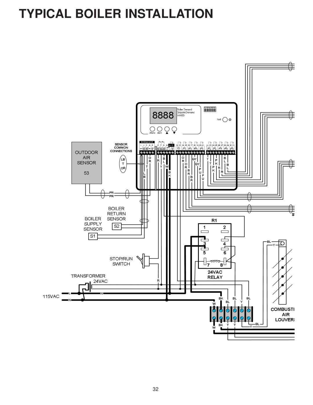 Lochinvar MP2, INS7141, INS7162, TST2313 installation instructions Typical Boiler Installation 