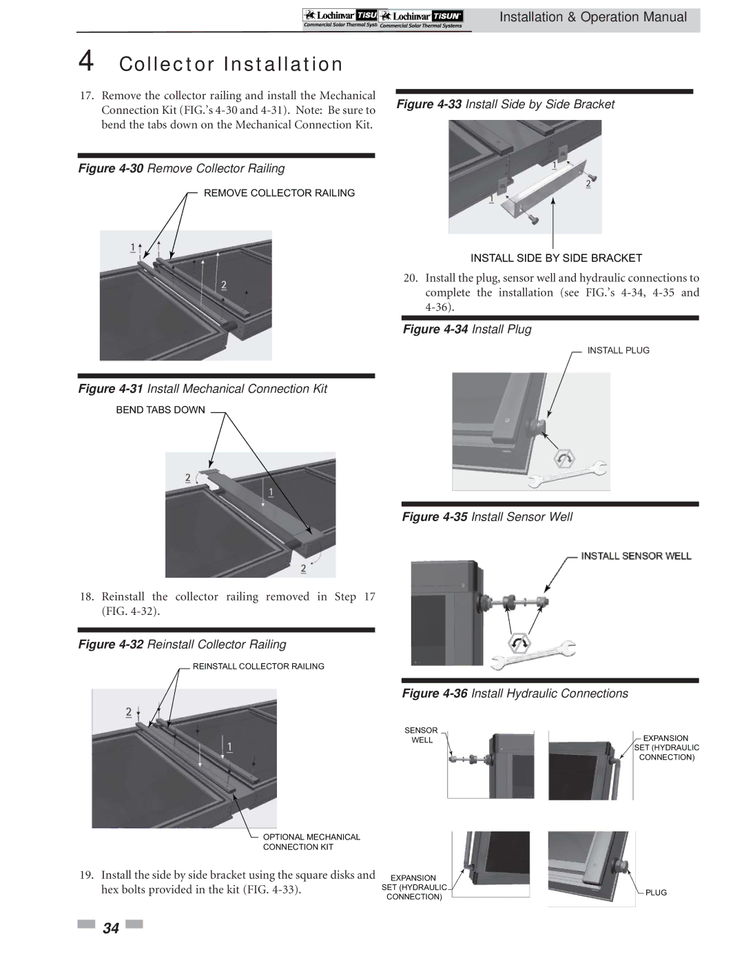 Lochinvar SCH-I-O operation manual Collectors 