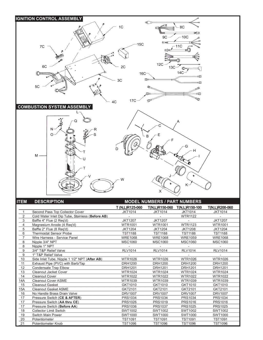 Lochinvar TurboCharger manual LR125-060 TN,LR150-060 TN,LR150-100 