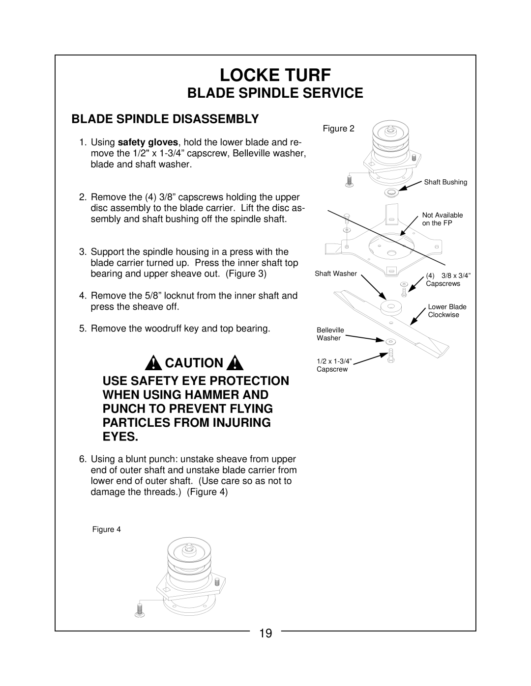 Locke FP-172-C, FP-160-C, FP-148-C manual Not Available on the FP 