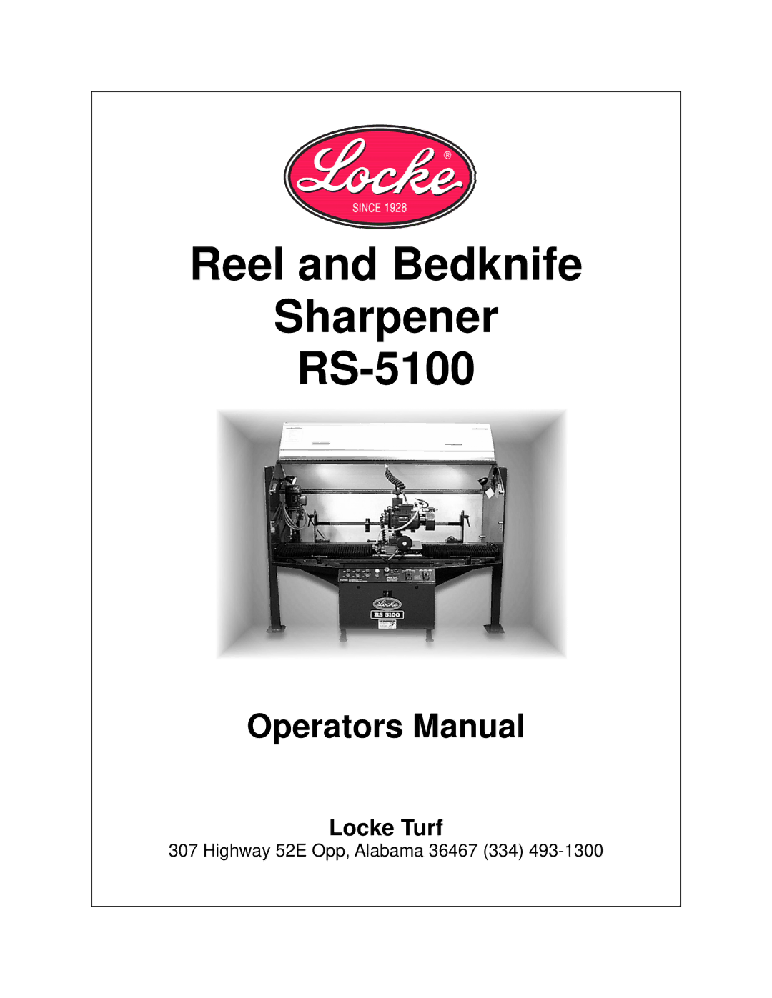 Locke RS-5100 manual 