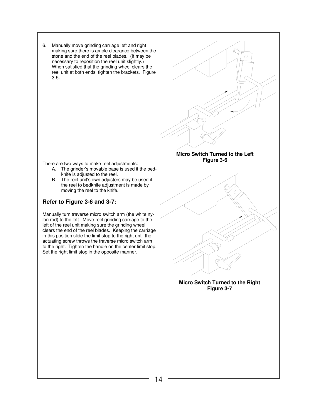 Locke RS-5100 manual Refer to -6, Micro Switch Turned to the Left, Micro Switch Turned to the Right 