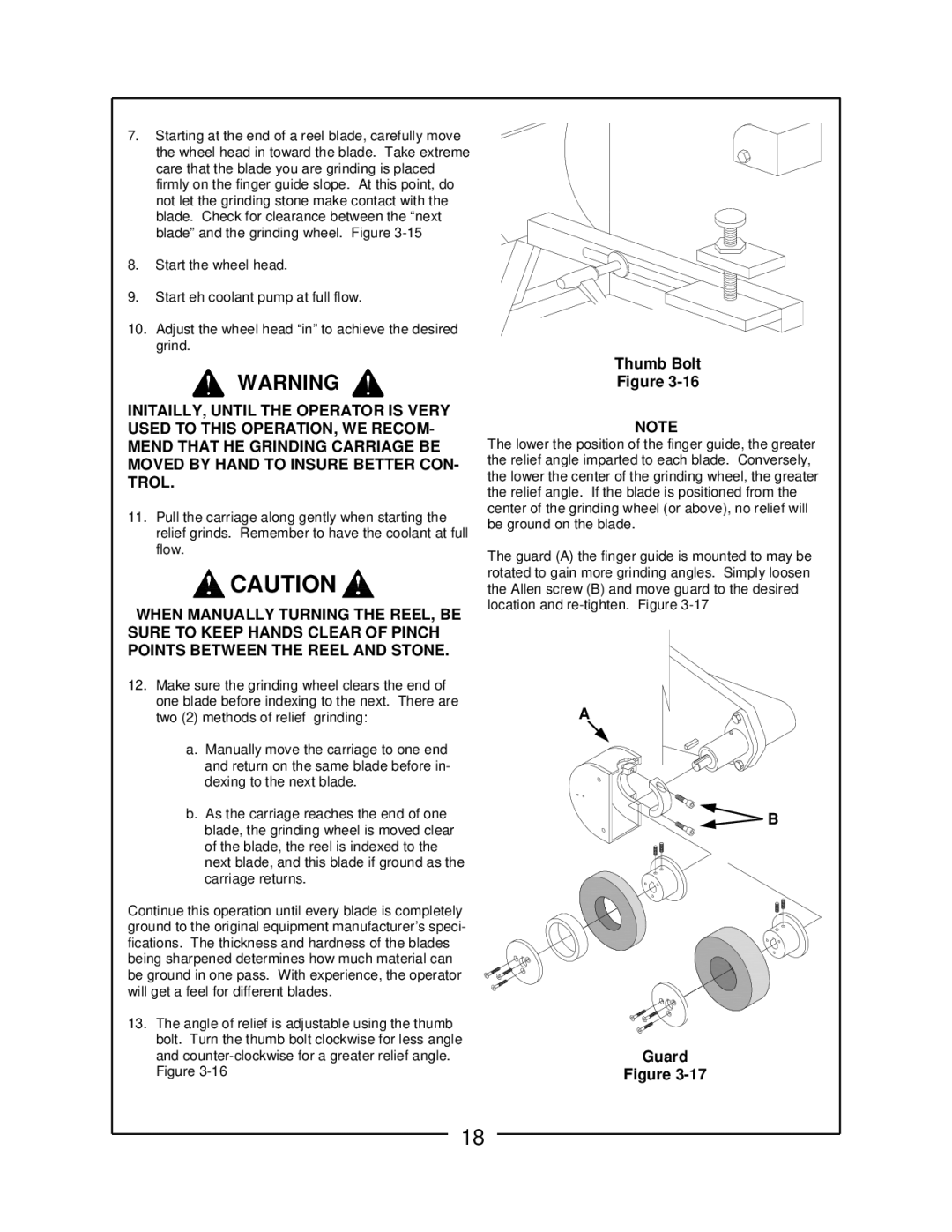 Locke RS-5100 manual Thumb Bolt, Guard 