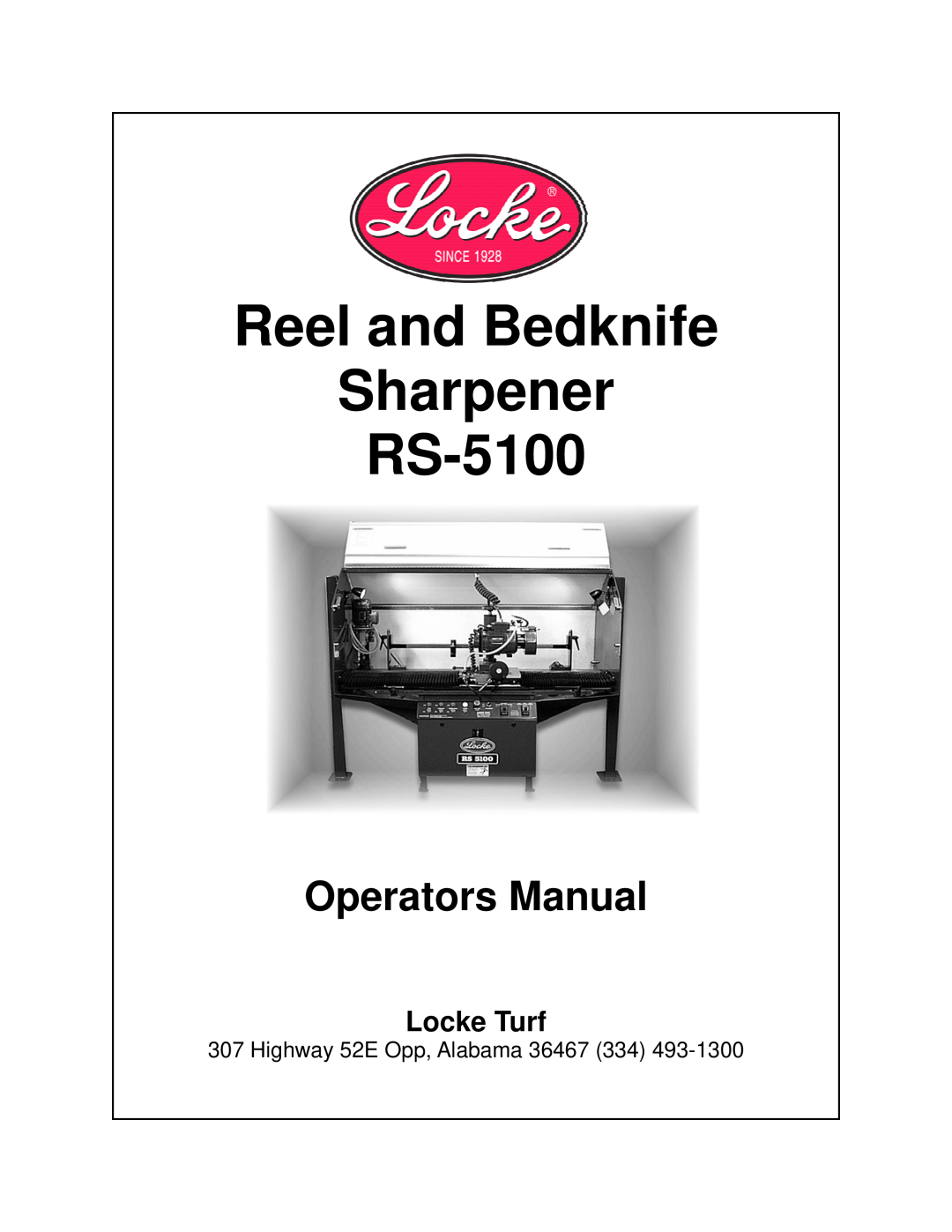 Locke RS-5100 manual 