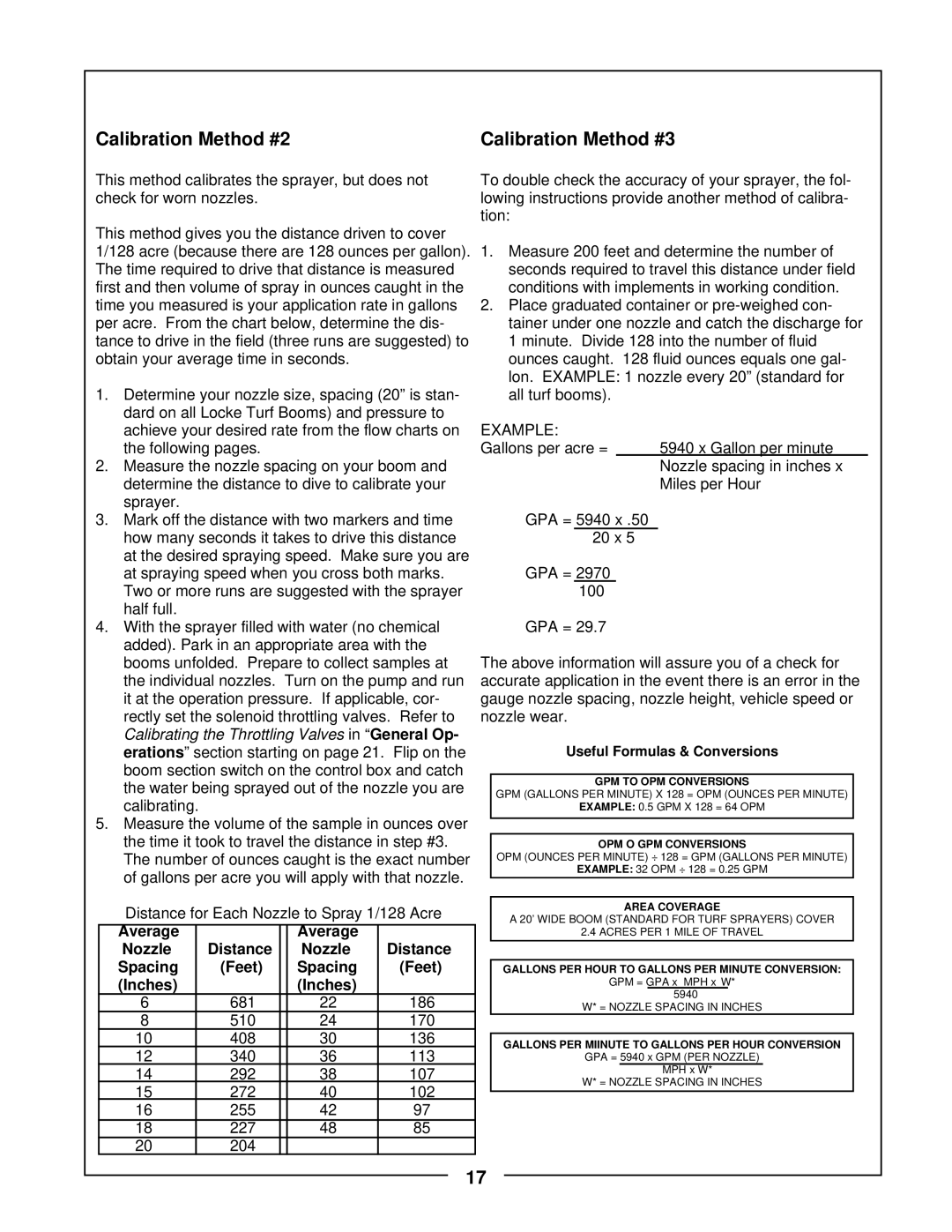 Locke TR-30 manual 