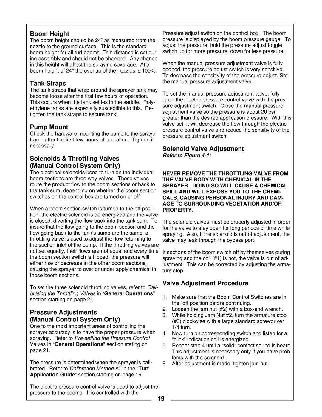 Locke TR-30 manual 