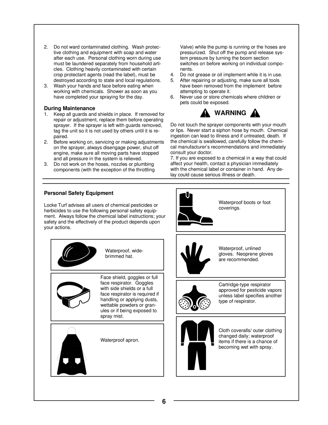 Locke TR-30 manual 