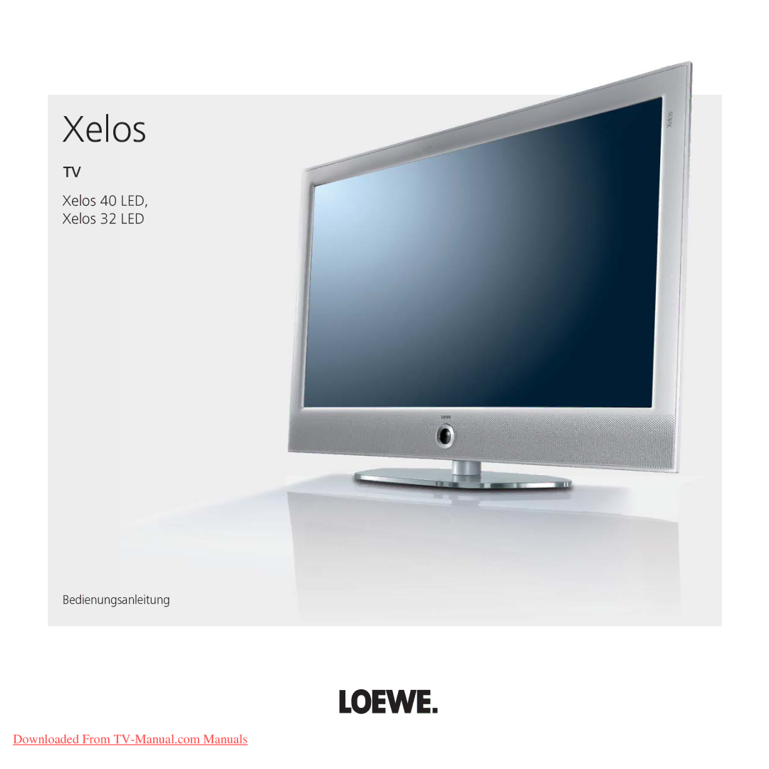 Loewe Xelos 32 LED, Xelos 40 LED manual 