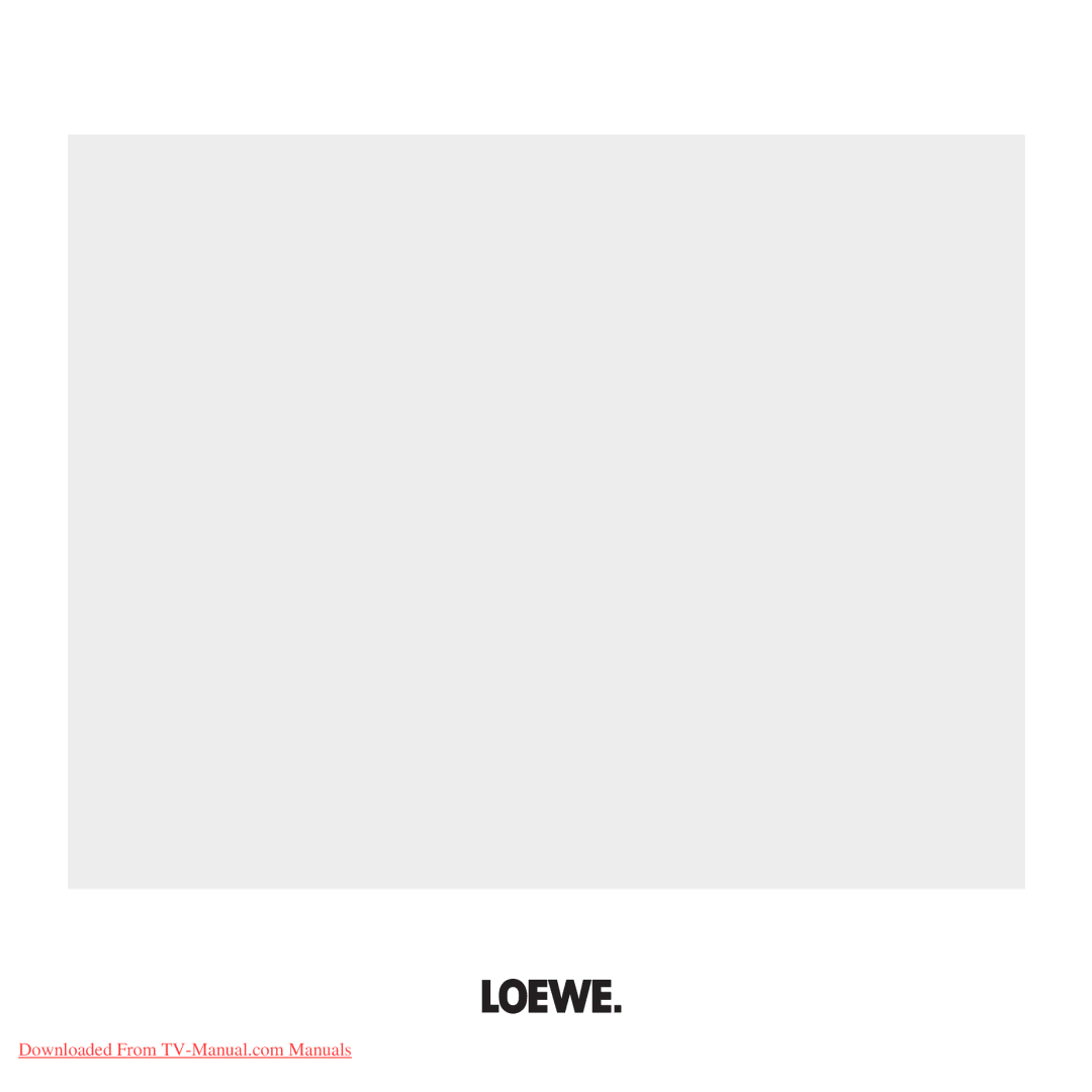 Loewe Xelos 40 LED, Xelos 32 LED manual 