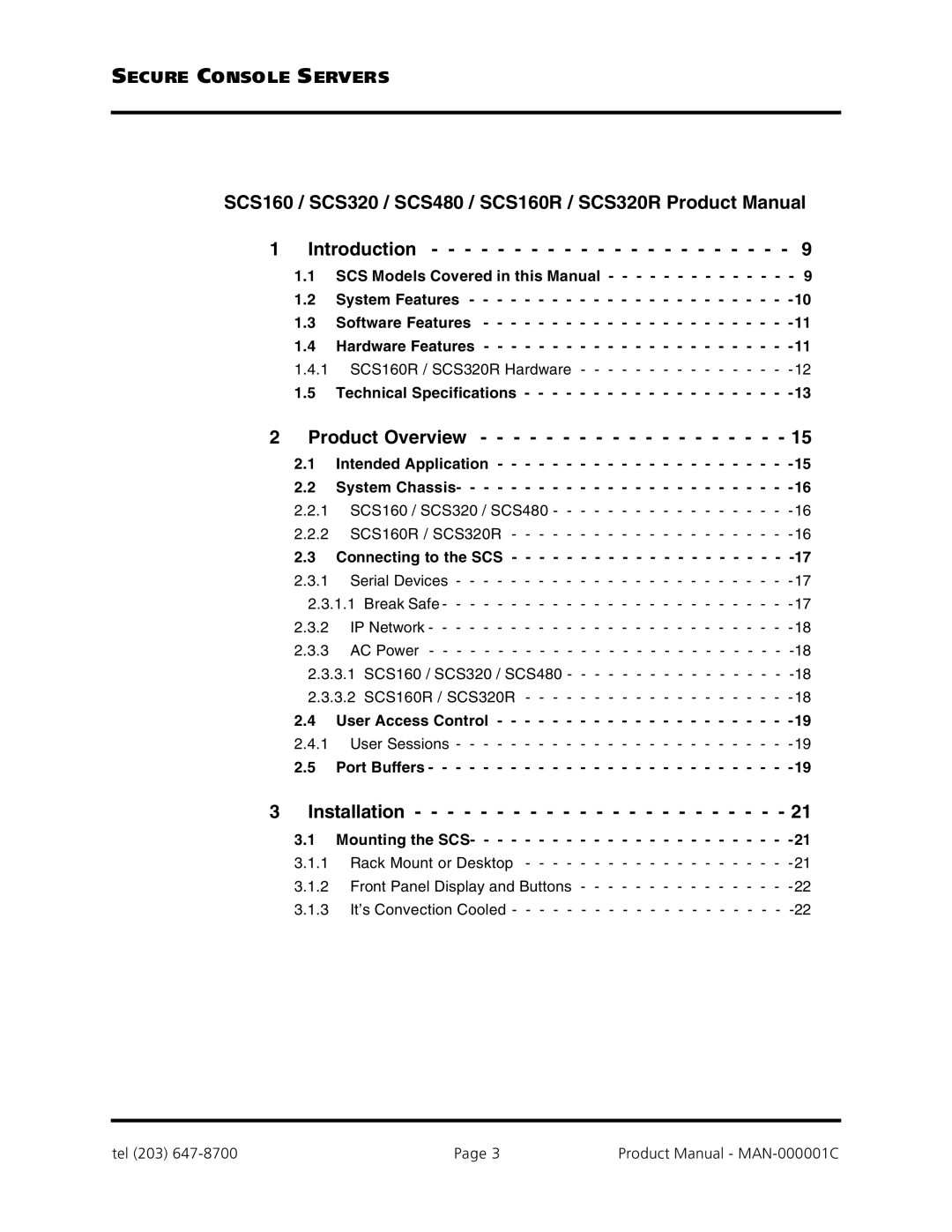 Logical Solutions SCS-R manual Product Overview 