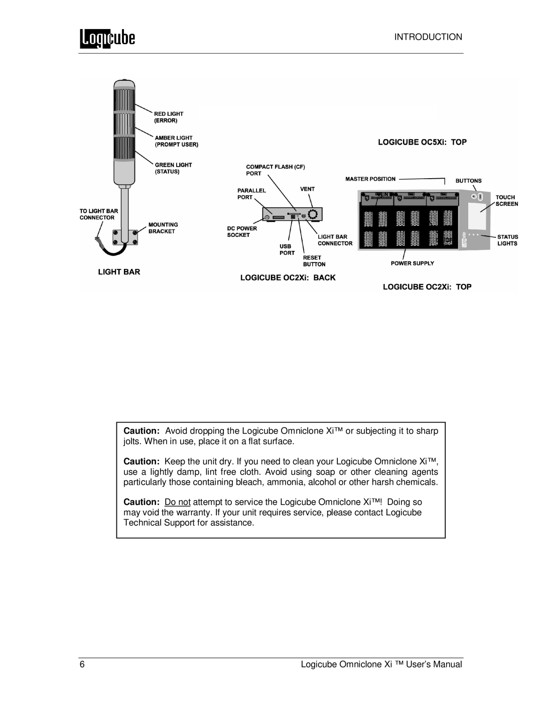 Logicube Omniclone Xi user manual Introduction 