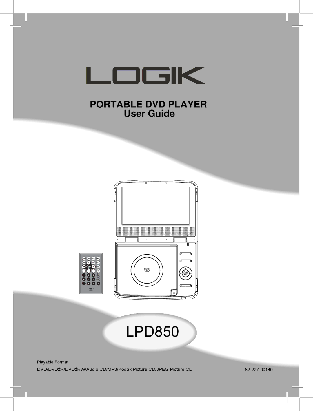 Logik LPD850 manual 