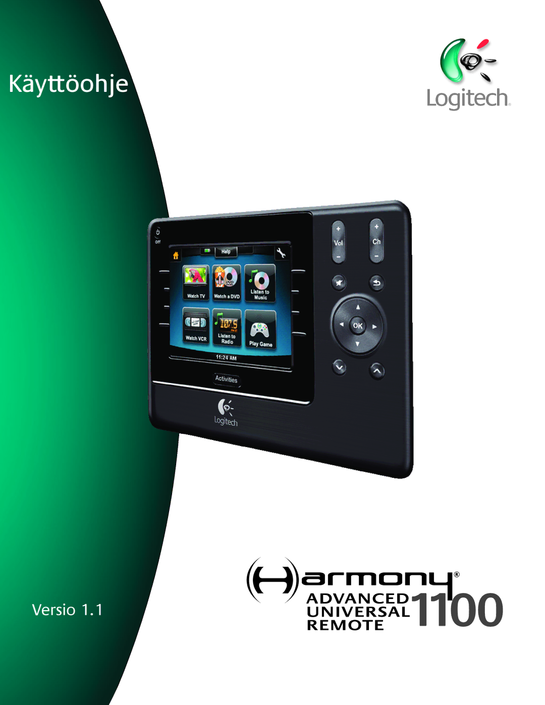 Logitech 1100 user manual Version 