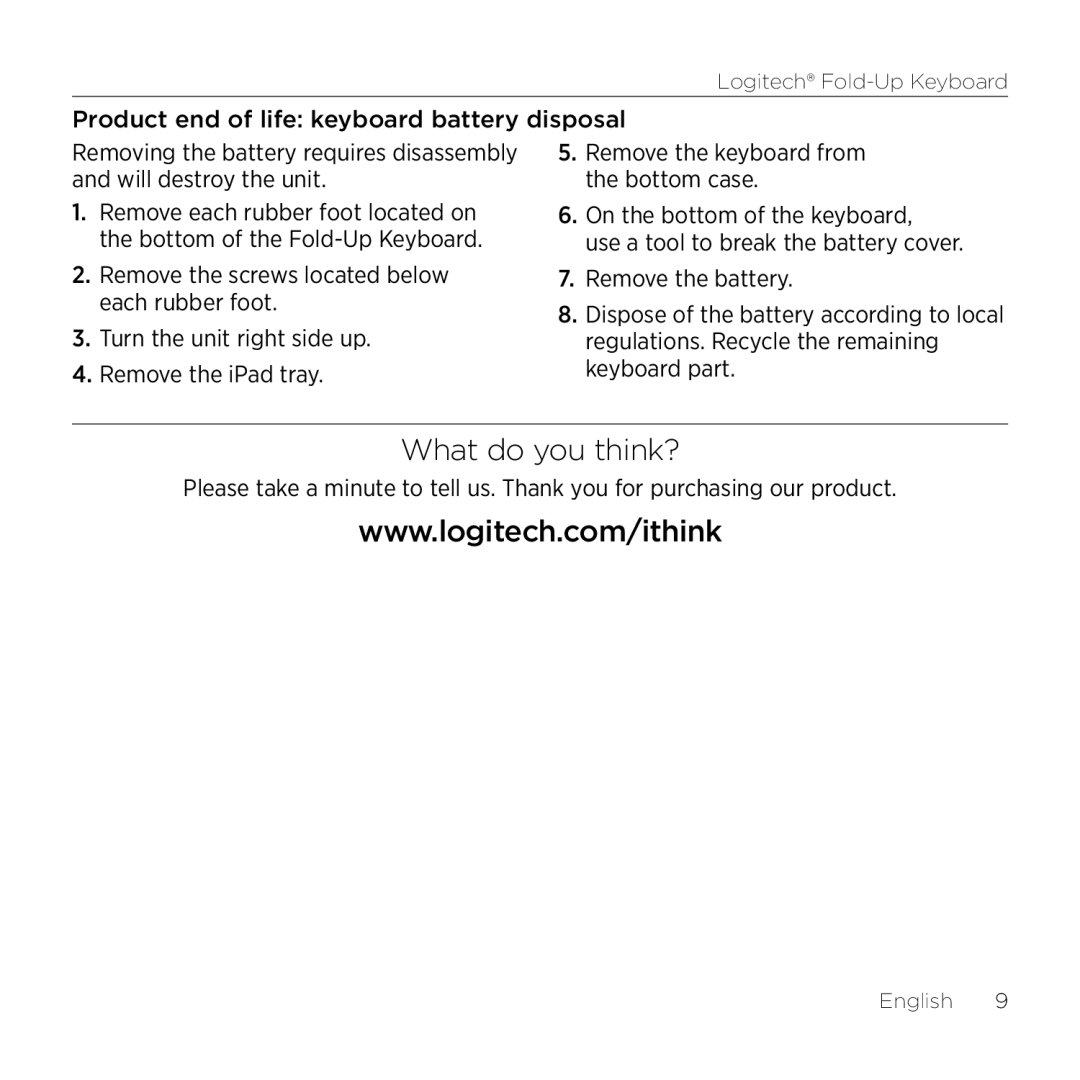 Logitech 2 manual What do you think? 