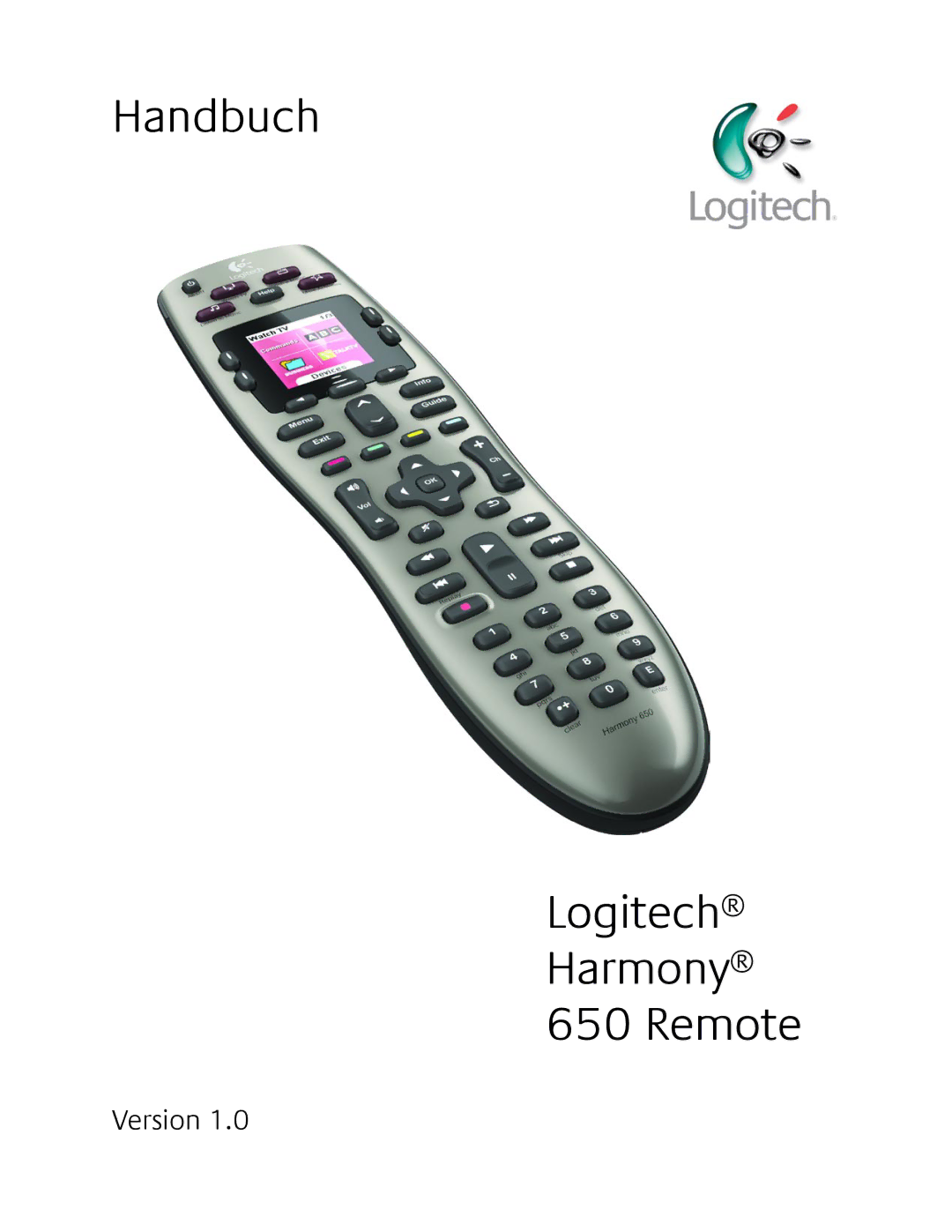 Logitech 650 user manual User Manual 