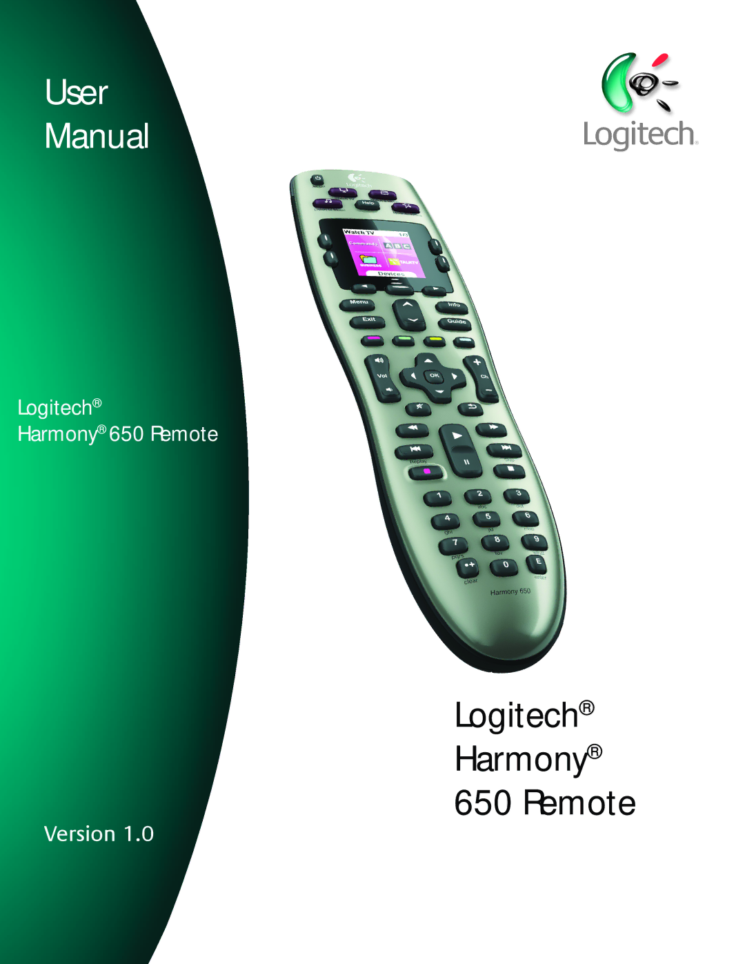 Logitech 650 user manual User Manual 