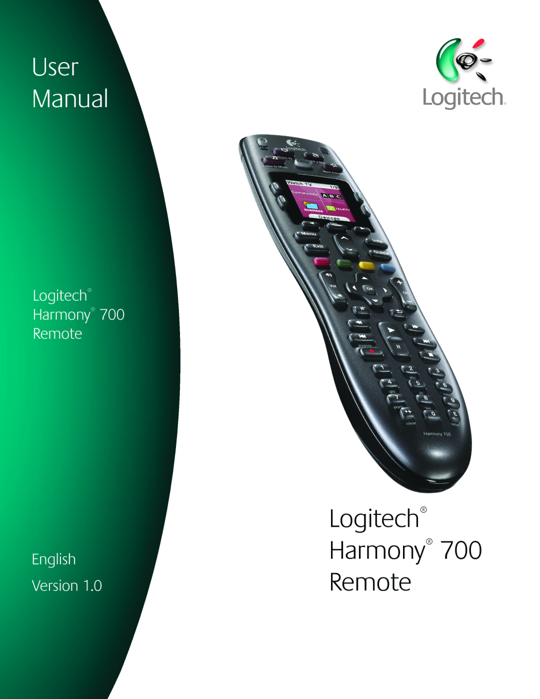 Logitech 700 user manual User Manual 