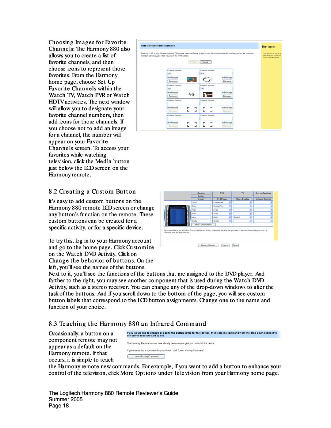 Logitech 880 manual 