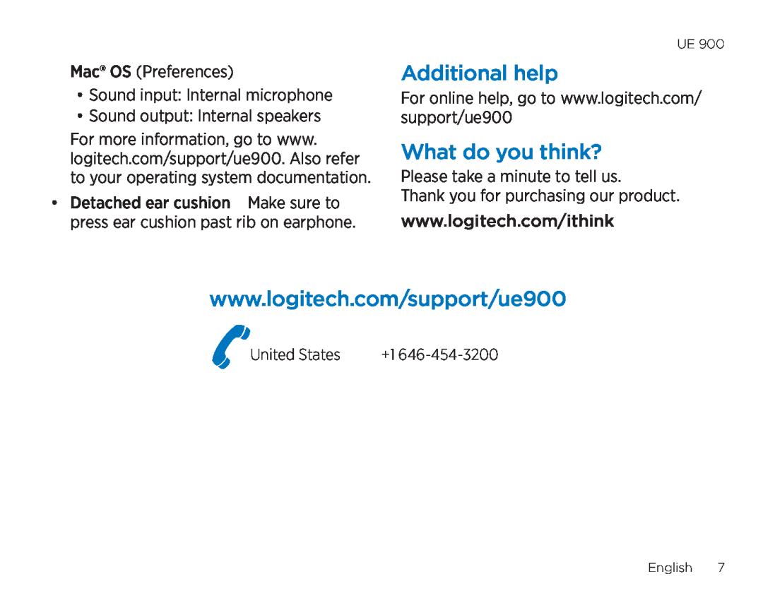 Logitech 985-000381 manual Additional help, What do you think? 