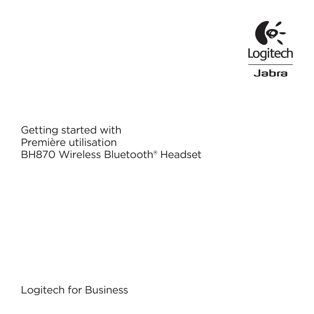 Logitech BH870 manual 