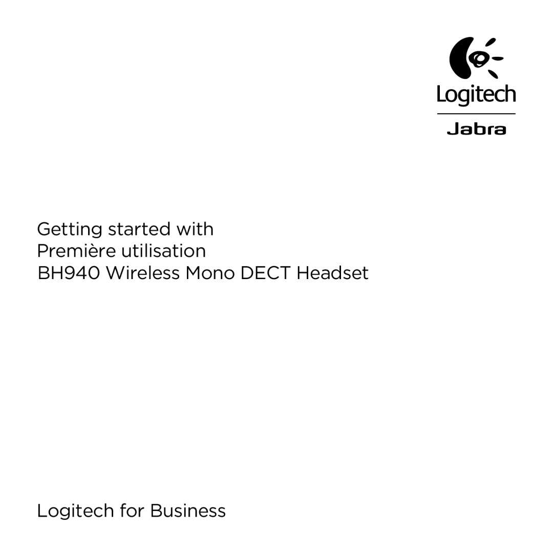 Logitech BH940 manual 