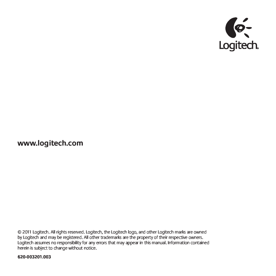 Logitech C170 manual 620-003201.003 