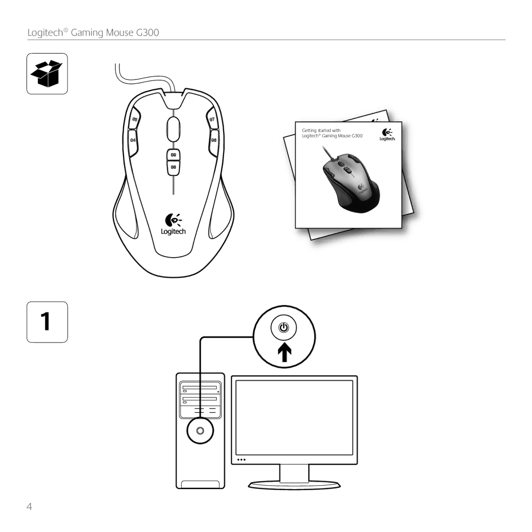 Logitech G300 manual Première Wireless 