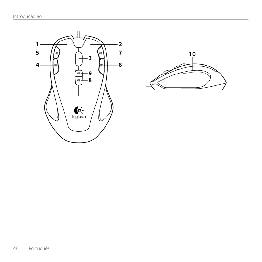 Logitech G300 manual Introdução ao 