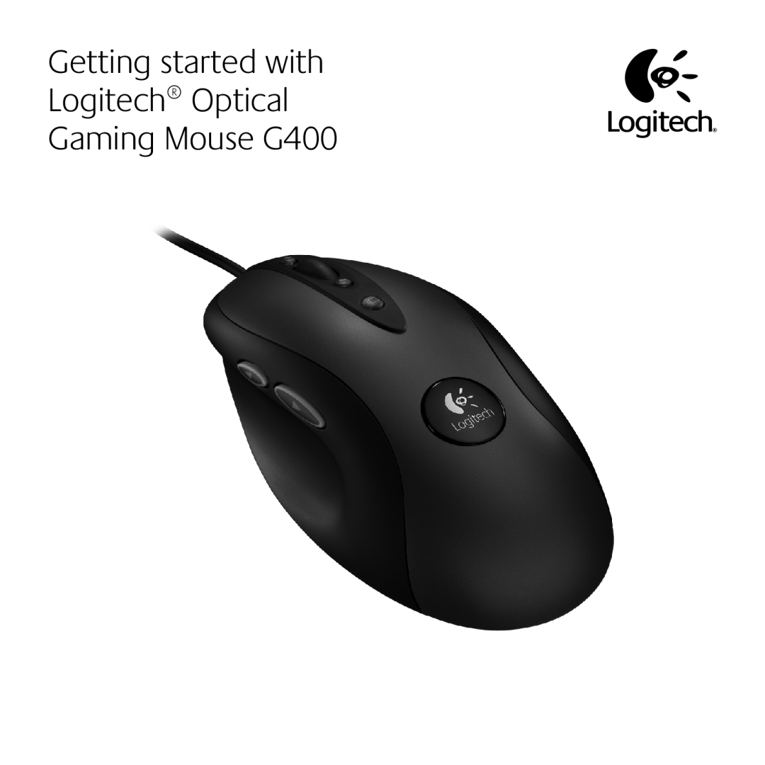 Logitech manual Getting started with Logitech Optical Gaming Mouse G400 