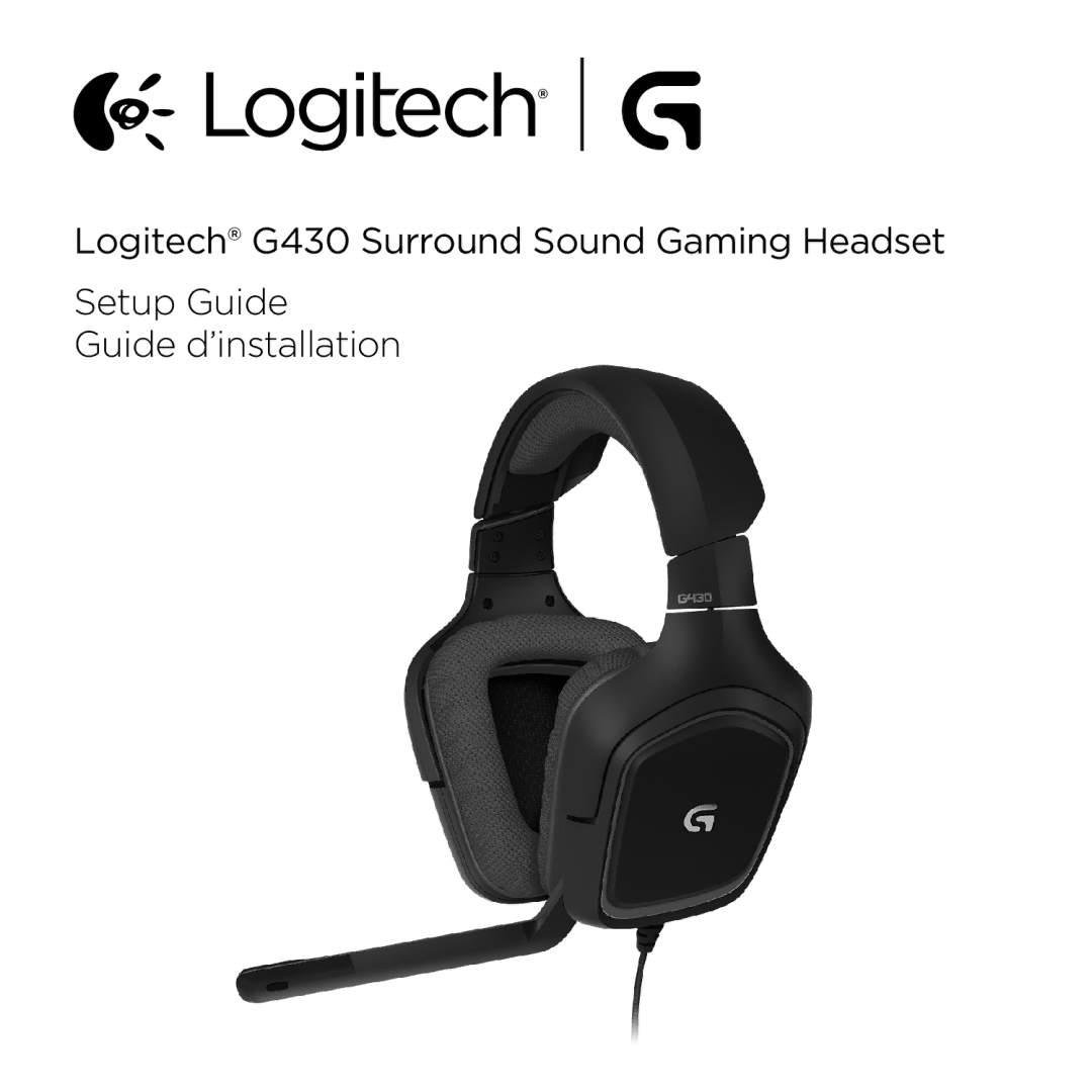 Logitech G430 setup guide 