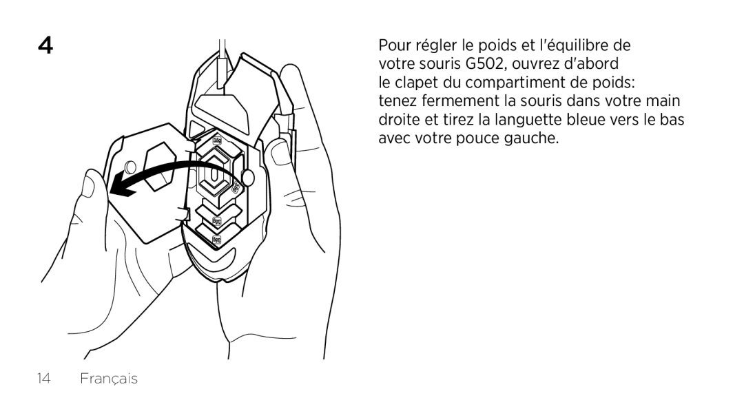 Logitech G502 setup guide Français 