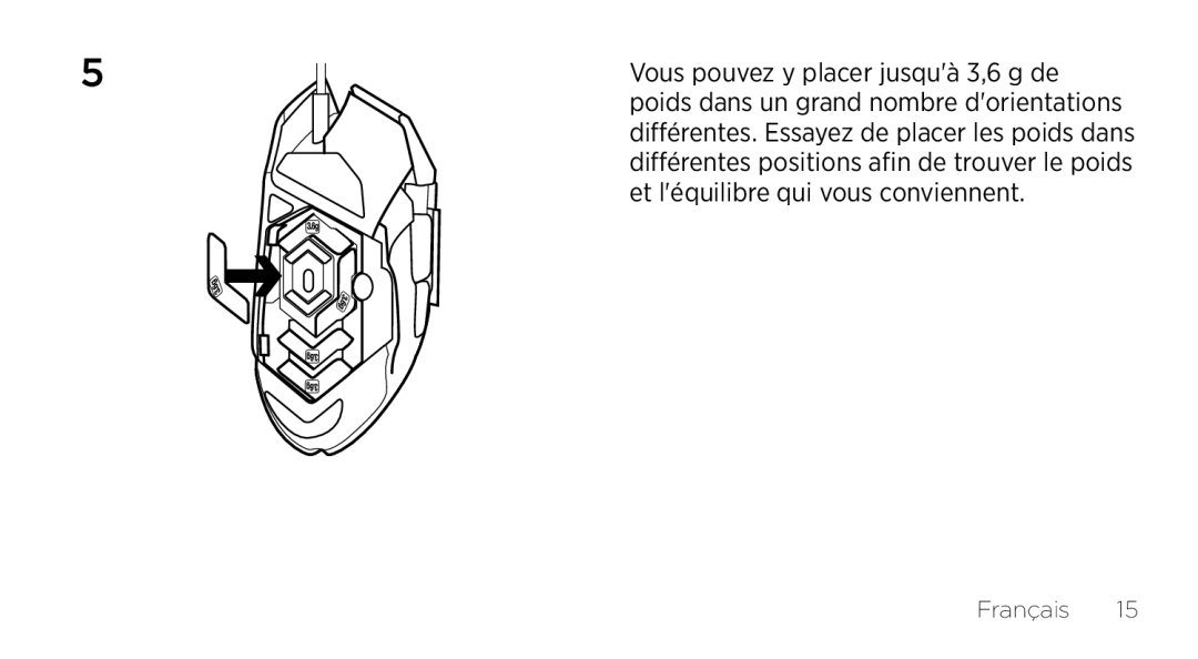 Logitech G502 setup guide Français 15 