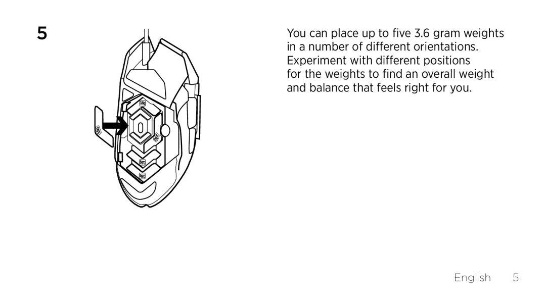 Logitech G502 setup guide English 5 