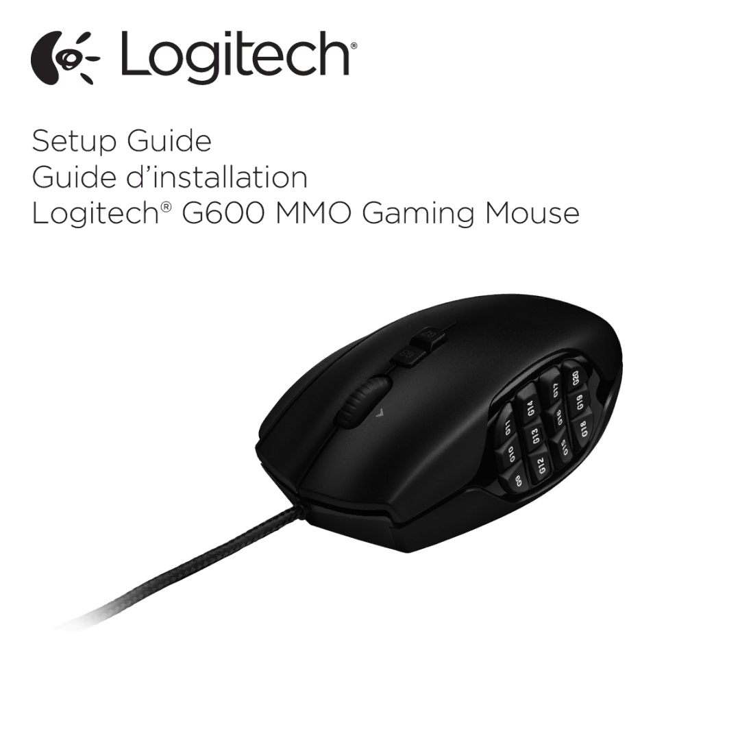 Logitech G600 setup guide 