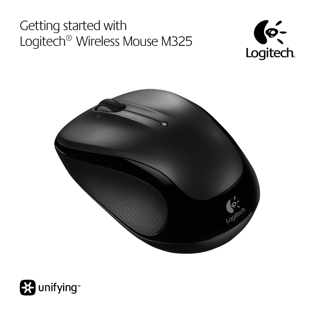 Logitech manual Getting started with Logitech Wireless Mouse M325 