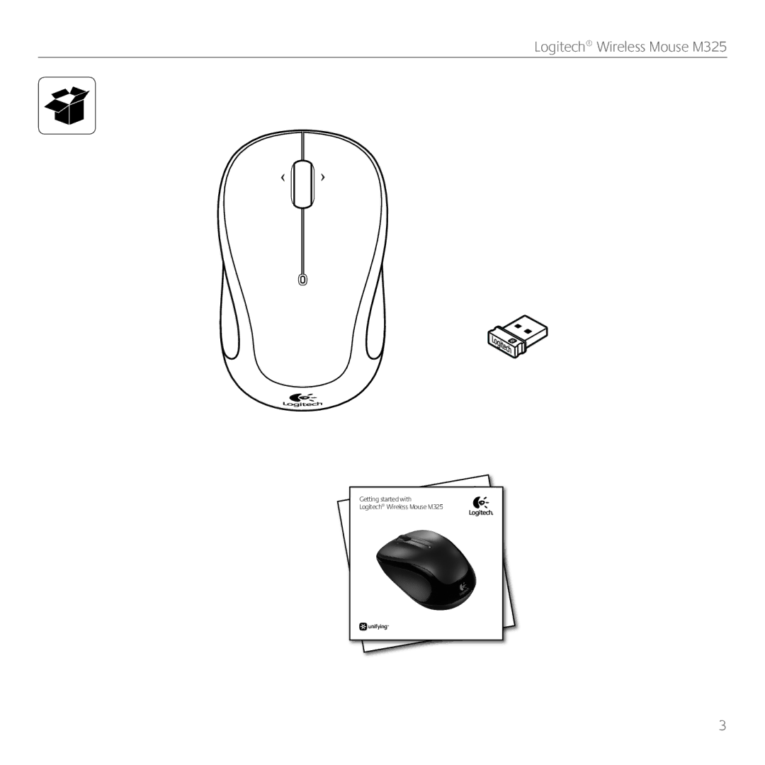 Logitech manual Logitech Wireless Mouse M325 