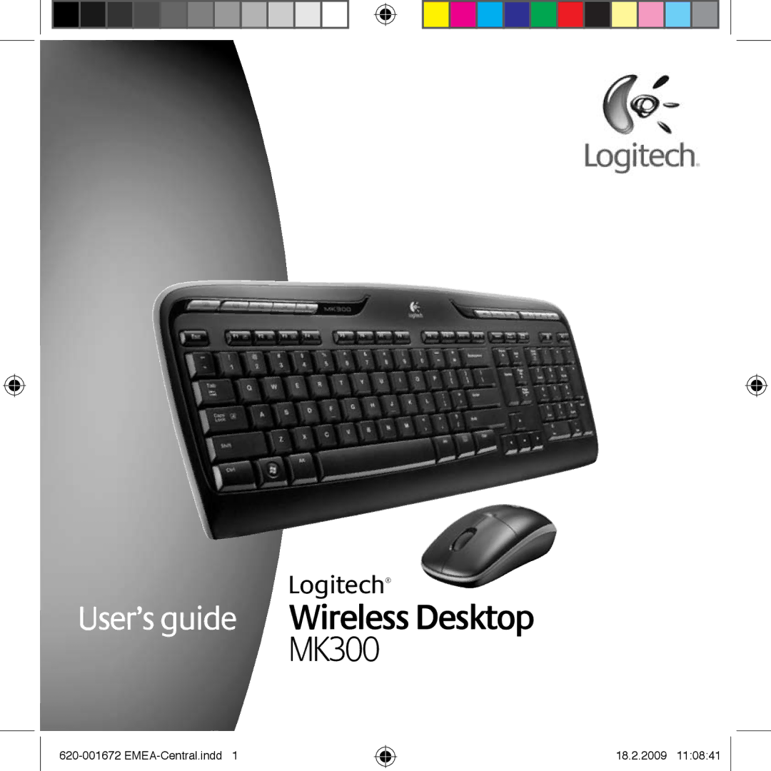 Logitech manual User’s guide Wireless Desktop MK300 