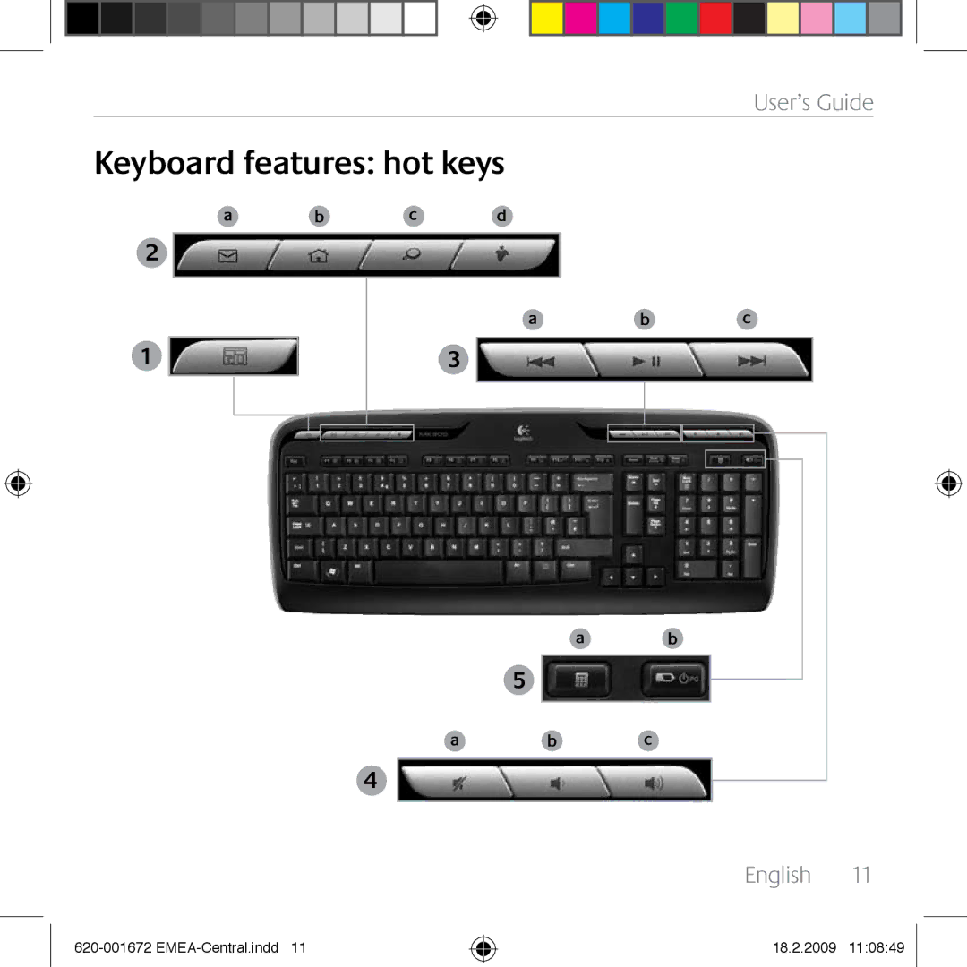 Logitech MK300 manual User’s Guide 