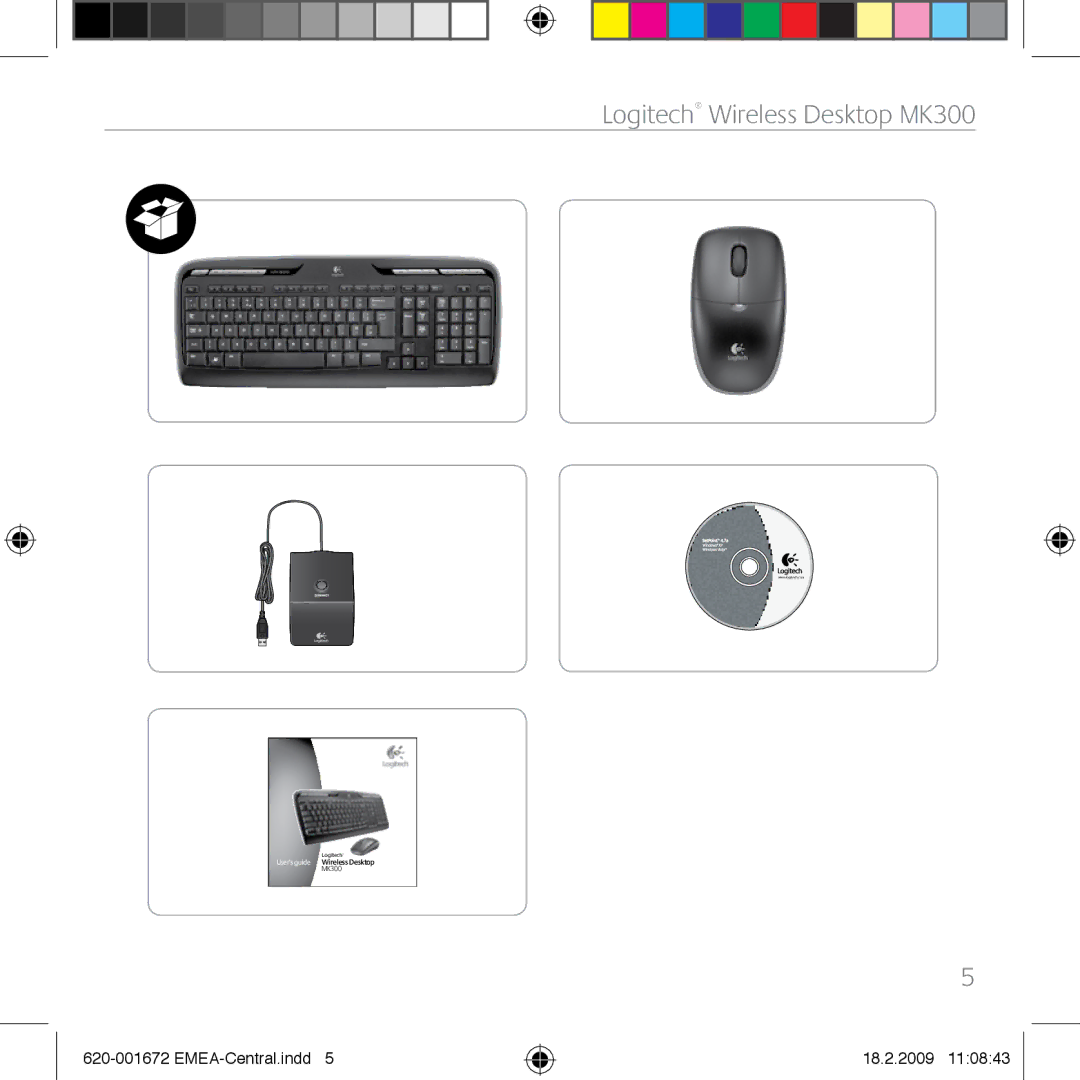 Logitech manual Logitech Wireless Desktop MK300 