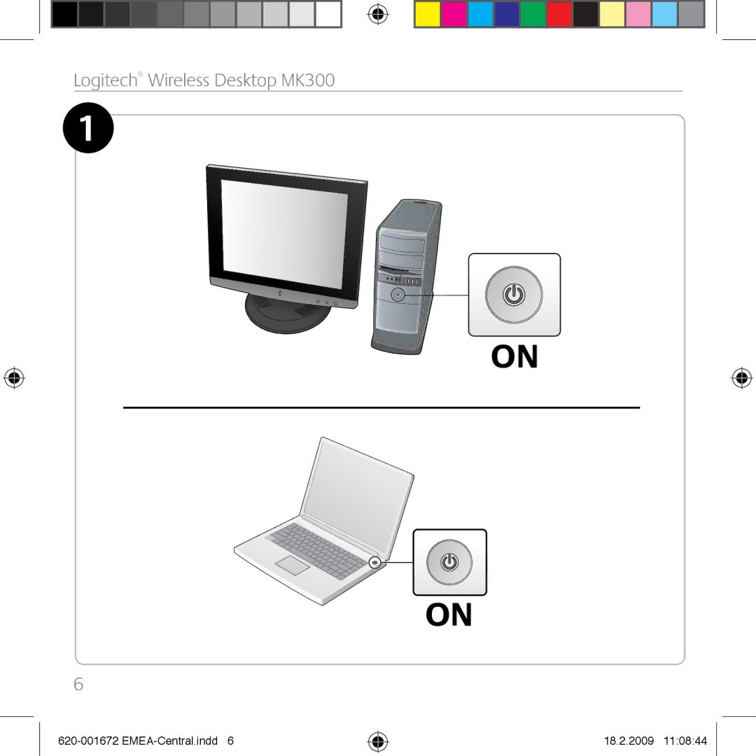 Logitech manual Logitech Wireless Desktop MK300 