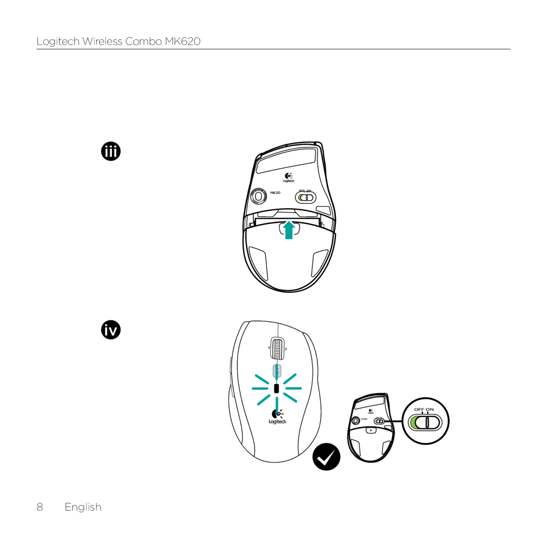 Logitech MK620 manual Iii 