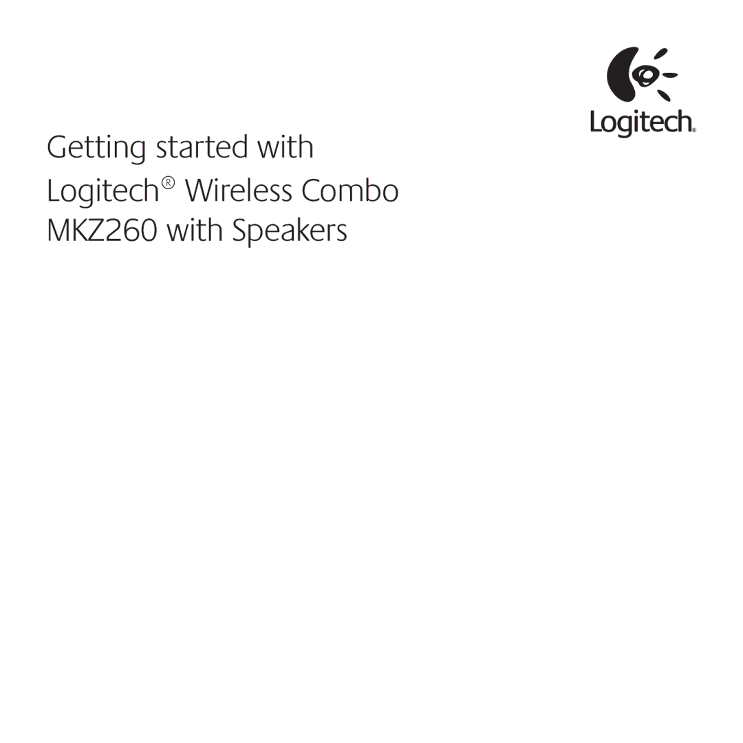 Logitech MKZ260 manual 