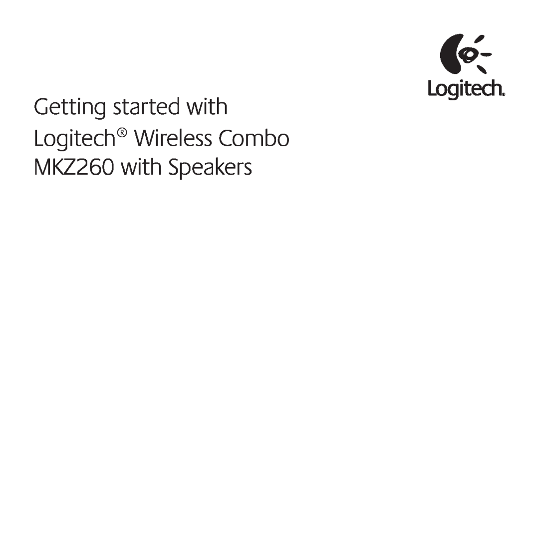 Logitech MKZ260 manual 