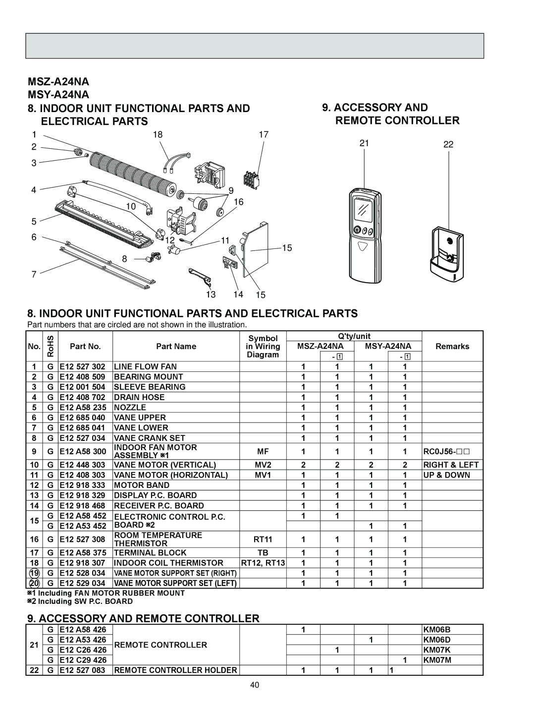 Logitech OB450 REVISED EDITION-B Assembly, Vane Motor Vertical, Vane Motor Horizontal, MV2 Right & Left MV1 UP & Down 