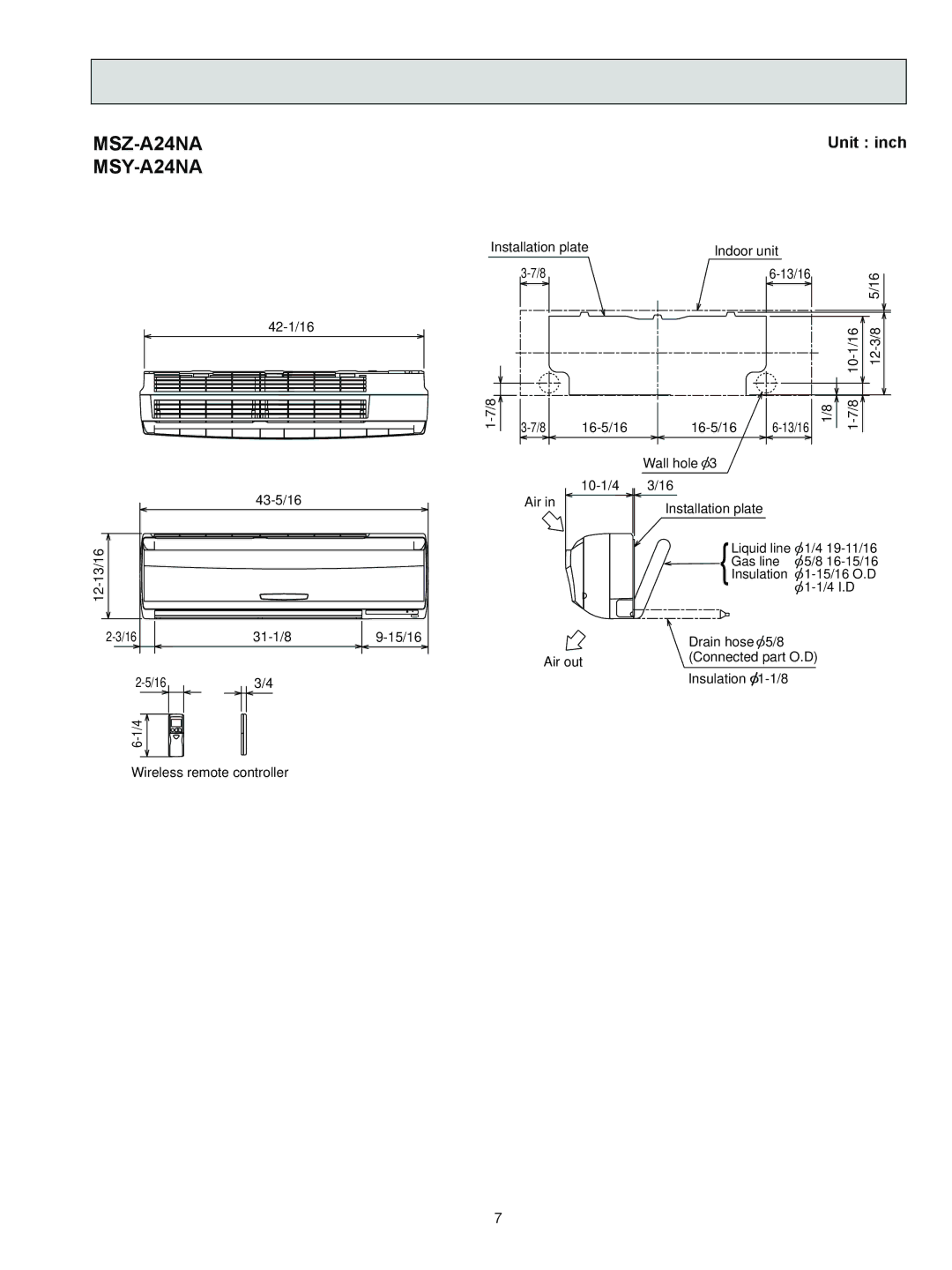 Logitech MSZ-A09NA, OB450 REVISED EDITION-B service manual MSZ-A24NA 