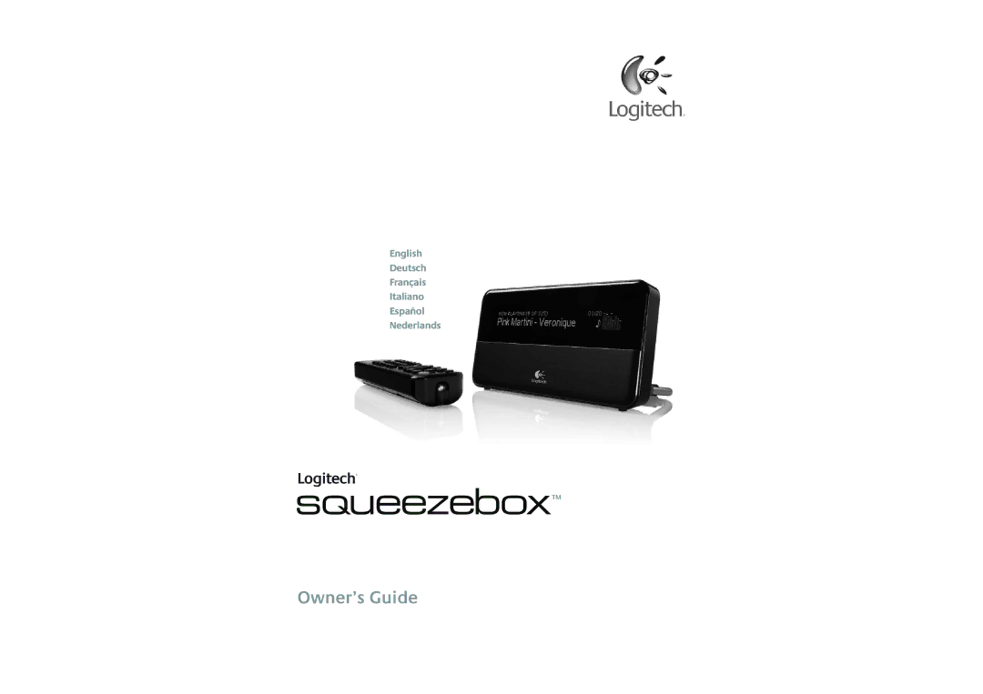 Logitech Receiver manual Owner’s Guide 