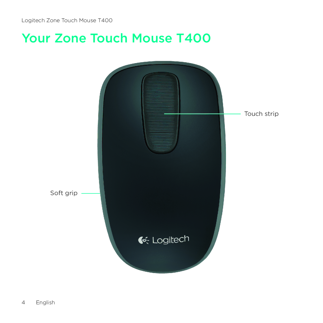 Logitech setup guide Your Zone Touch Mouse T400 