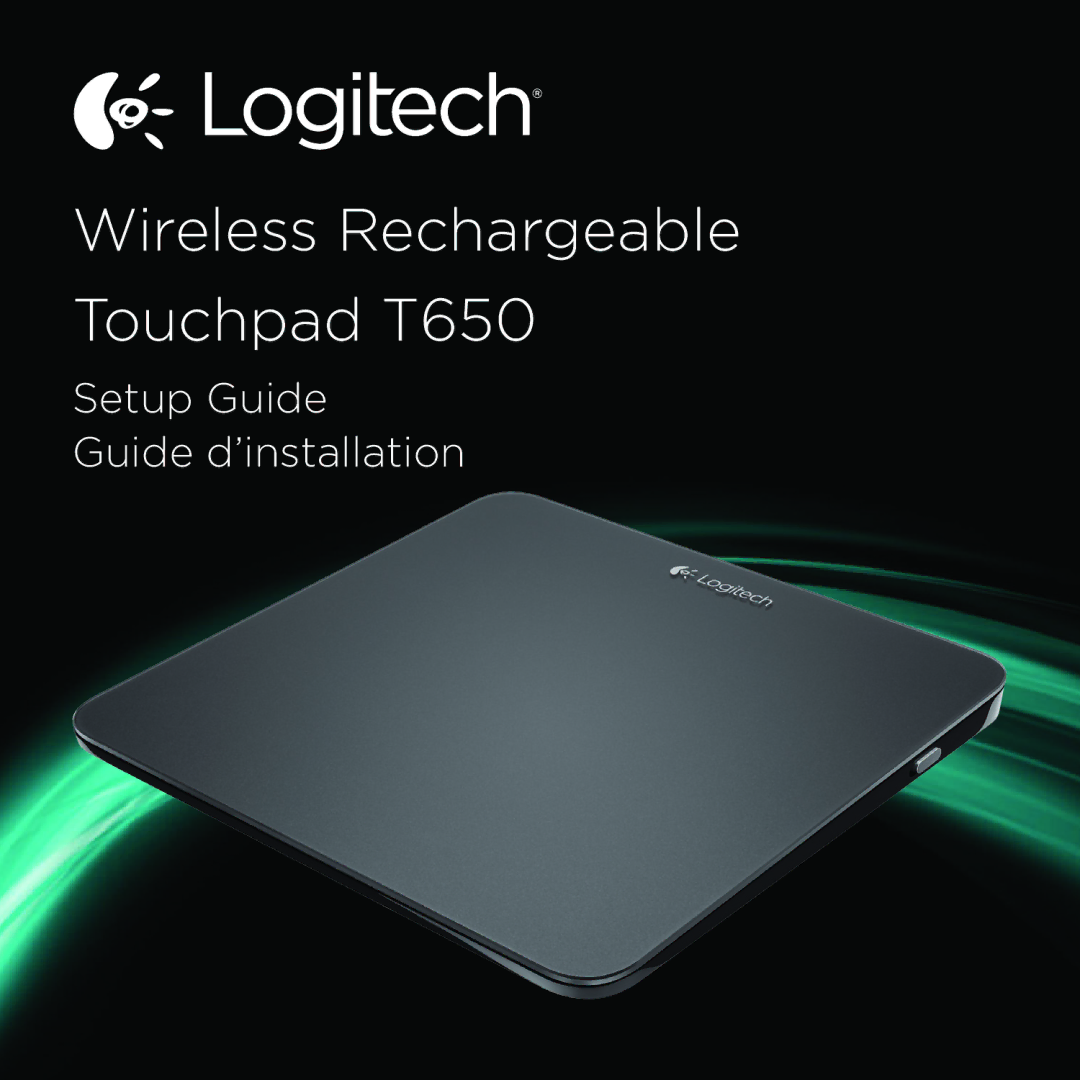 Logitech manual Wireless Rechargeable Touchpad T650 