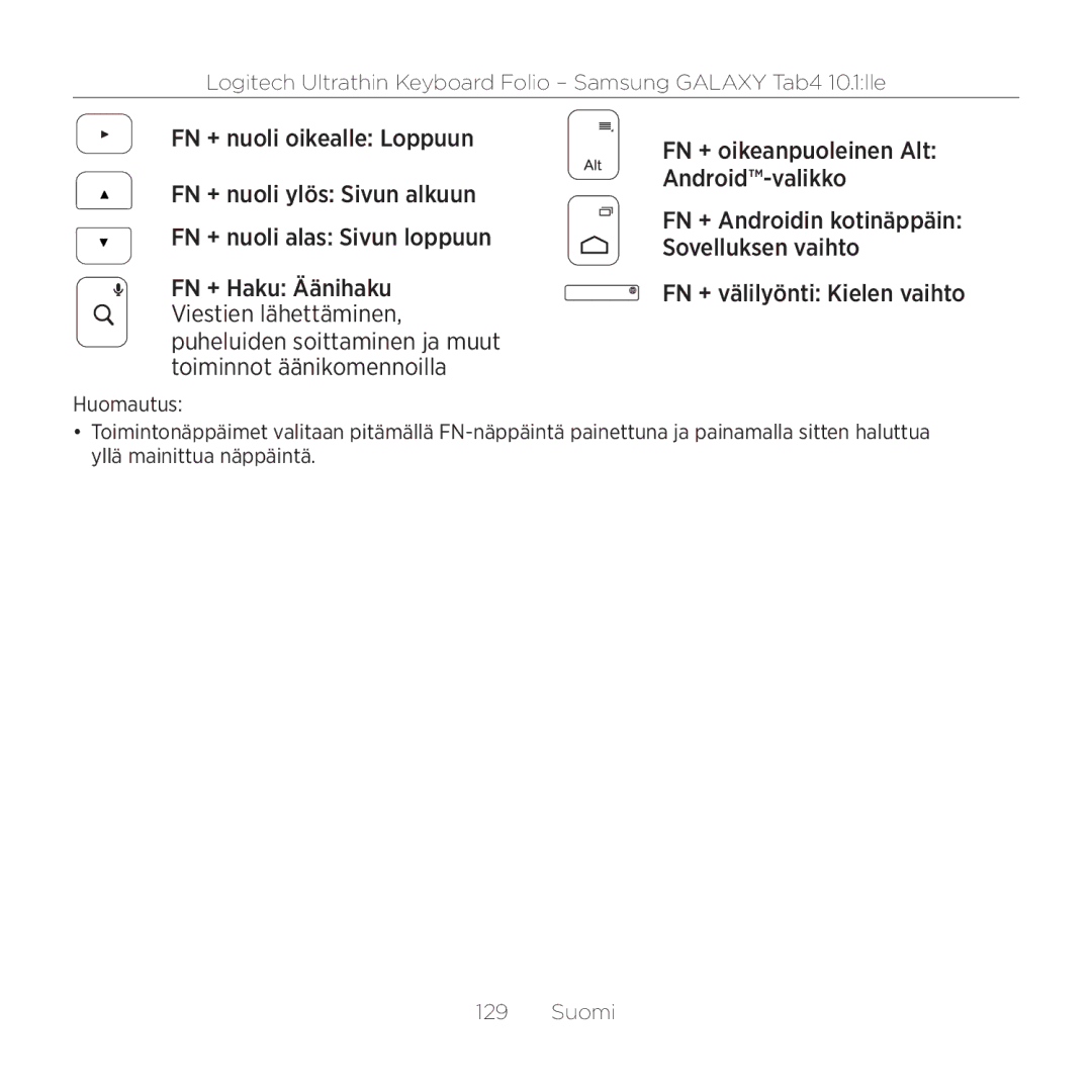 Logitech Tab4 10.1 setup guide 