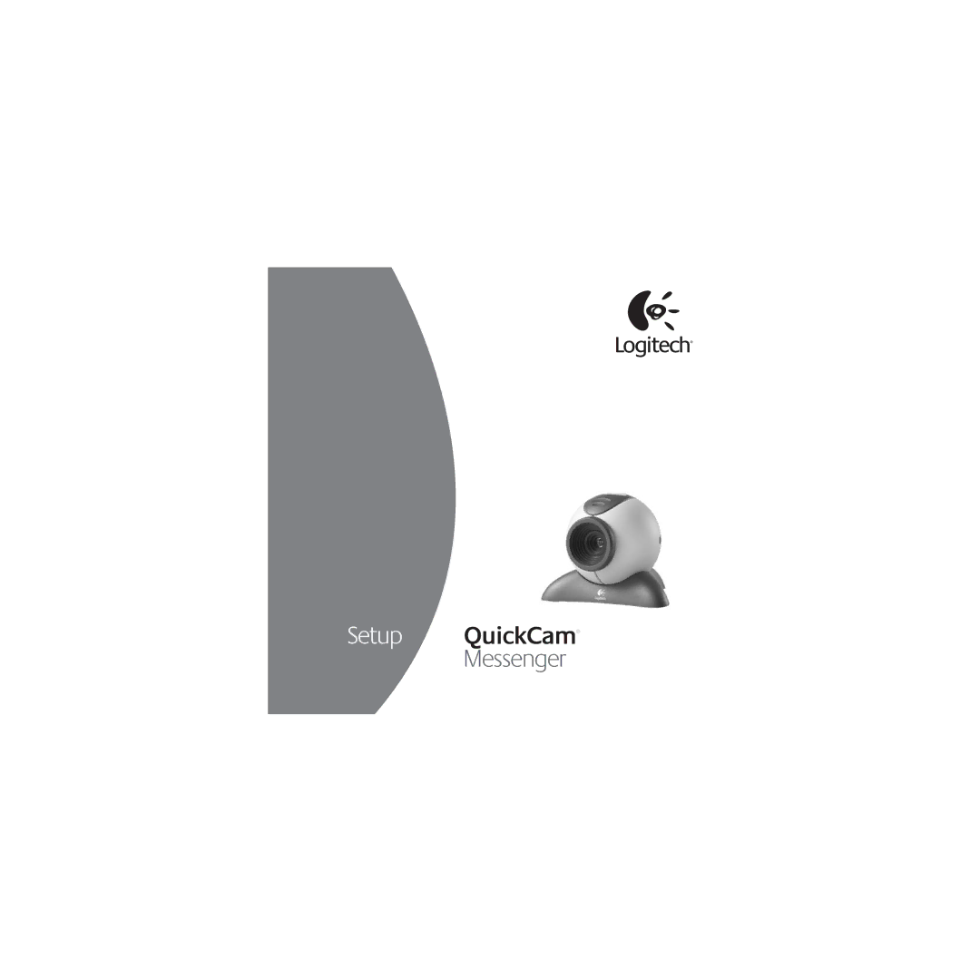 Logitech Webcam manual Setup QuickCam 